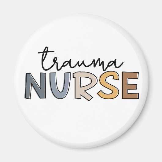 Trauma Nurse Trauma Nursing Magneet (Voorkant)