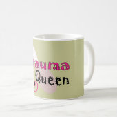 Trauma Nurse "Trauma Queen" Gifts Koffiemok (Voorkant rechts)