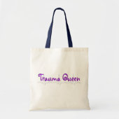 Trauma Nurse "Trauma Queen" T-Shirts en Gifts Tote Bag (Voorkant)