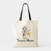 Trauma Nurse "Trauma Queen" T-Shirts en Gifts Tote Bag (Voorkant)