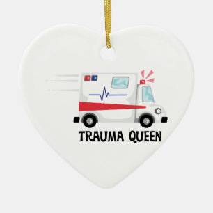 Trauma Queen Keramisch Ornament