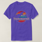 Trauma registrar dinosaurus t-shirt (Design voorkant)
