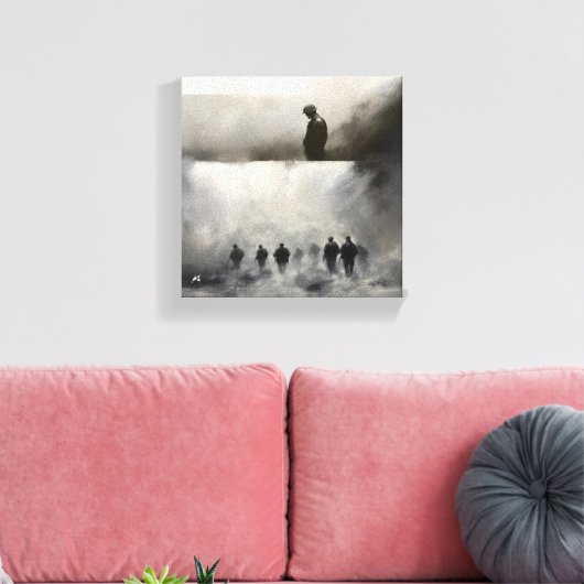 Trauma (Sem Frase) Canvas Afdruk (Insitu (Woonkamer))