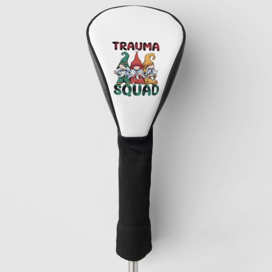 Trauma Squad Gnomen Noodverpleegkunde Golfheadcover (Voorkant)