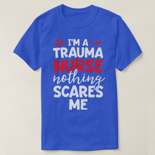 Trauma Zurse Shirt Niets maakt me uit (Design voorkant)