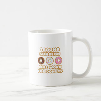 Traumachirurg .. Zal werken voor donuts Koffiemok