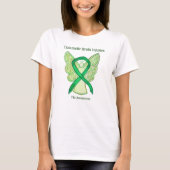 Traumatic Brain Injuries Awareness Ribbon T-Shirt (Voorkant)