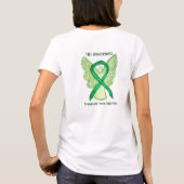 Traumatic Brain Injuries Awareness Ribbon T-Shirt (Achterkant)