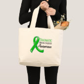 Traumatisch bewustzijn van hersenletsels grote tote bag (Voorkant (product))