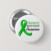 Traumatisch bewustzijn van hersenletsels ronde button 5,7 cm (Voorkant /achterkant)
