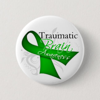 Traumatisch bewustzijn van hersenletsels ronde button 5,7 cm