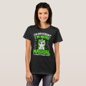 Traumatisch brein bewustzijn Unicorn Green Ribbon T-shirt (Voorkant volledig)