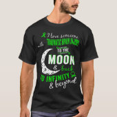 Traumatisch hersenletsel aan de maan tot in het on t-shirt (Voorkant)