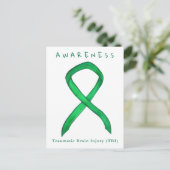 Traumatisch hersenletsel bewustzijnslint TBI-Kaart Briefkaart (Staand voorkant)