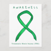 Traumatisch hersenletsel bewustzijnslint TBI-Kaart Briefkaart (Voorkant)