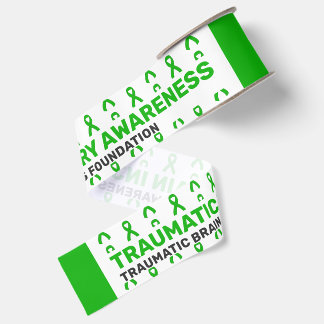 Traumatisch Hersenletsel Bewustzijnspatroonlint Grosgrain Lint