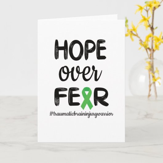 Traumatisch hersenletsel - TBI Bewustmakingsgesche Kaart (Gele Bloem)