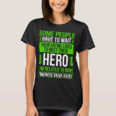 Traumatisch hersenletsel TBI Warrior T-shirt (Voorkant)