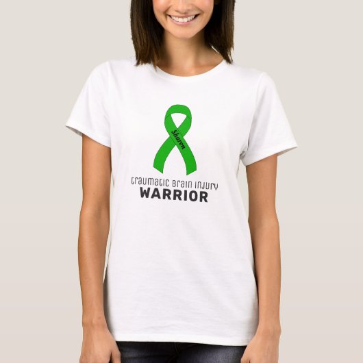 Traumatisch hersenletsel Warrior White Women's T-shirt (Voorkant)