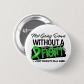 Traumatische hersenbeschadiging gaat niet omlaag ronde button 5,7 cm (Voorkant /achterkant)