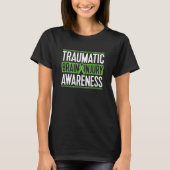 Traumatische hersenletsels Groene lint Tbi T-shirt (Voorkant)