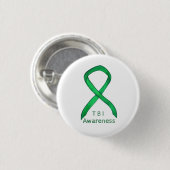 Traumatische hersenletsels - TBI Awareness Ribbon  Ronde Button 3,2 Cm (Voorkant /achterkant)
