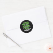 Traumatische waakzaamheid voor hersenletsel T Shir Ronde Sticker (Envelop)