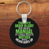 Traumatische waakzaamheid voor hersenletsel T Shir Sleutelhanger (Voorkant)