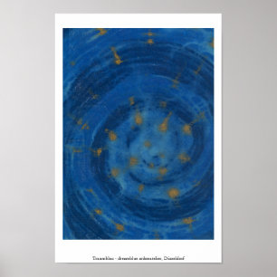 Traumblau - dreamblue poster