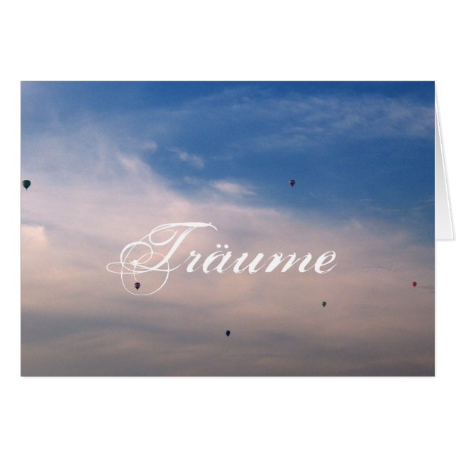 Träume (Voorkant Horizontaal)