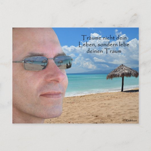 TRÄUME LEBEN BRIEFKAART (Voorkant)