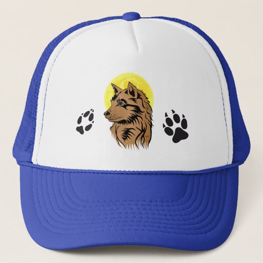 träumendes Wolfsbaby Trucker Pet (Voorkant)