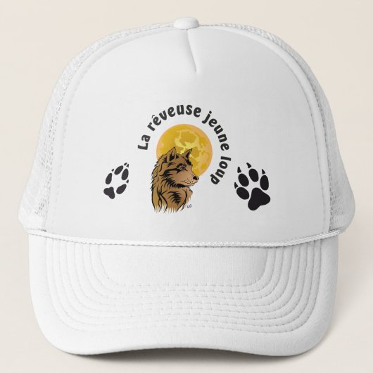 träumendes Wolfsbaby Trucker Pet (Voorkant)