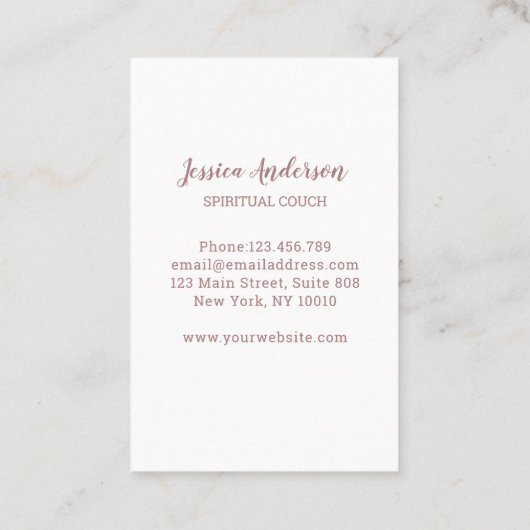 Traumfänger Visitekaartje (Achterkant)