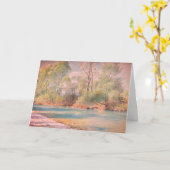 Traunstein River op de weg naar Empfig, Beieren: Kaart (Gele Bloem)