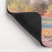 Traunstein River op de weg naar Empfig, Beieren: Muismat (Hoek)