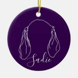 Traurig ornament (pootafdrukken)
