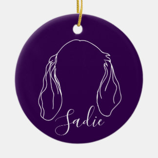 Traurig ornament (pootafdrukken)