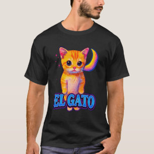 Traurige El Gato Meme Huilende Kat Munchkin Kitty T-shirt