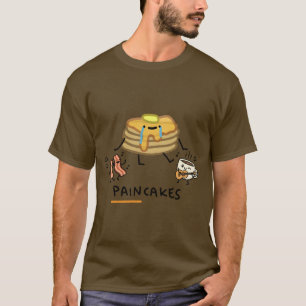 Traurige Paincakes - Grappig Ontbijt Eten Grappenm T-shirt