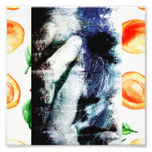 Traurigheid en terug naar routine foto afdruk (Voorkant)