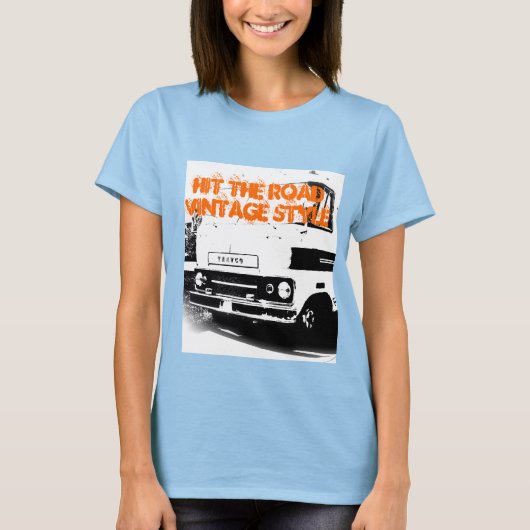 Travco is op de weg t-shirt (Voorkant)