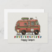 Travco Motor Home Camper RV Briefkaart (Voorkant / Achterkant)