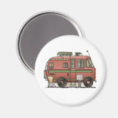 Travco Motor Home Camper RV Magneet (Voorkant / Achterkant)