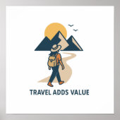 Travel adds value poster (Voorkant)