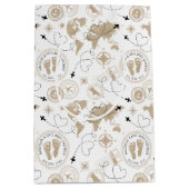 Travel Adventure Baby shower Gift Bag Medium Cadeauzakje (Voorkant)