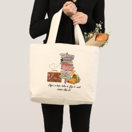 Travel Adventure Canvas tas