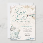 Travel Adventure Cruise Bachelorette Party Kaart (Voorkant)