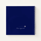 Travel Adventures Notes Blauw Notitieboek (Achterkant)