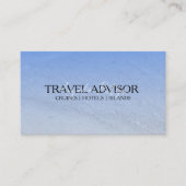 Travel Advisor Consultant Agency Islands Visitekaartje (Voorkant)